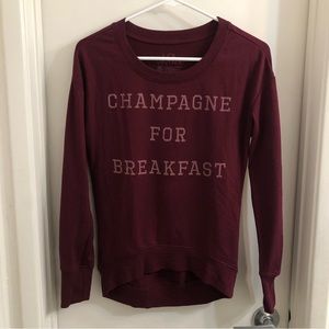 L.O.L. Vintage "Champagne For Breakfast" Sweatshirt